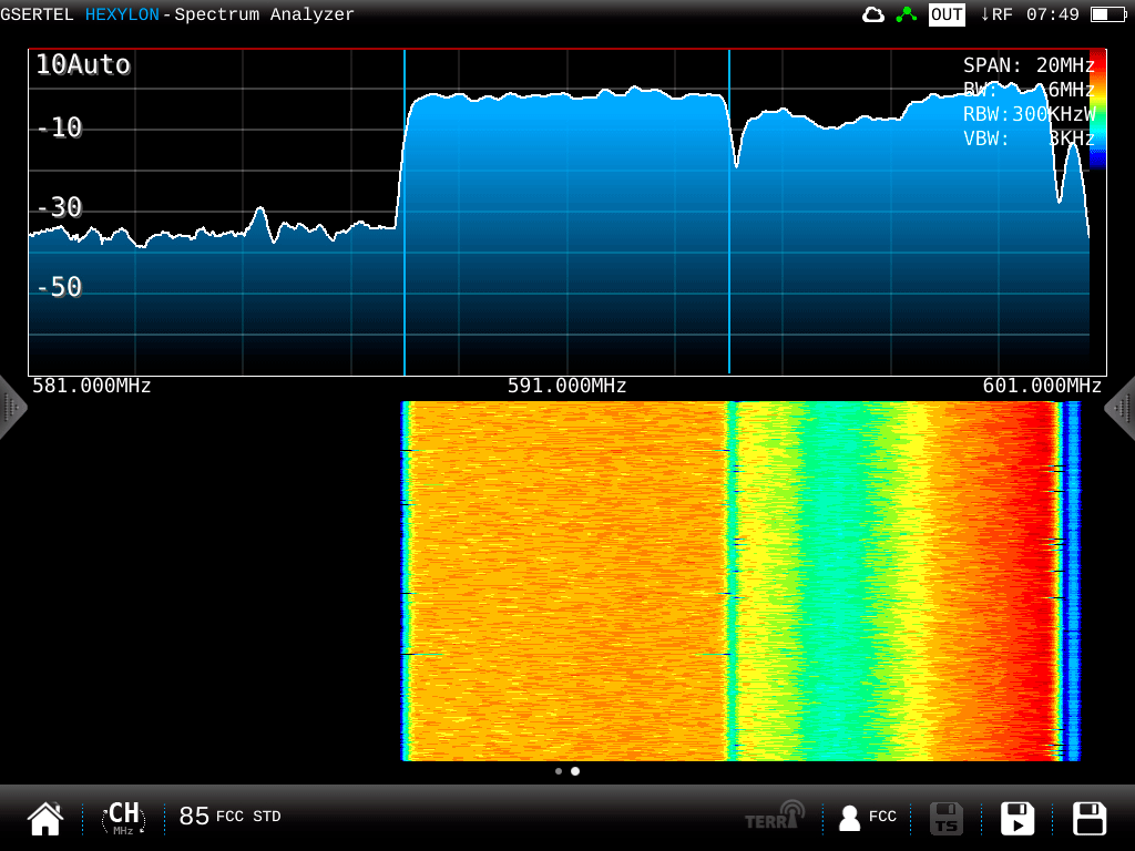 Temporal representation and in frequency of the signal. Image